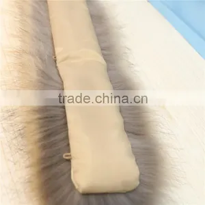 Factory Price Custom Size Accept Real Raccoon Fur Hood Trim Fur Collar thumbnail-3