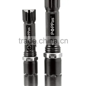 POPPAS T824 Hot Sales Police Zoom Led Flashlight Rechargeable Ipx5 Waterproof Flashlight Torch thumbnail-2