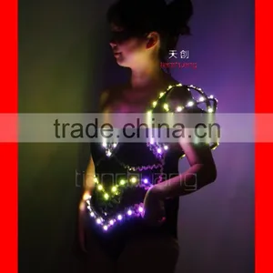 Remote Control Big Girl LED Sexy Night Club Wear thumbnail-3