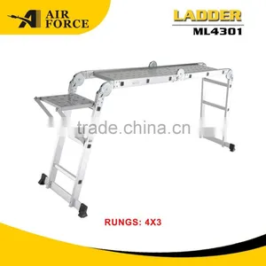 AF ML4301 High Quality Scaffolding Hanging Aluminum Ladder Made in China thumbnail-1