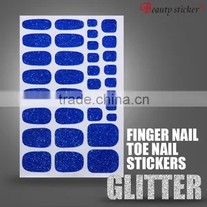 Self-adhesive High Quality Glitter Powder Nail Art Sticker thumbnail-6