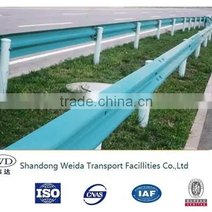 Powder Coated Steel Highway Guardrail Beams Anti Corrosion thumbnail-4