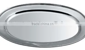 Semi Oval Platter With Stainless Steel thumbnail-1