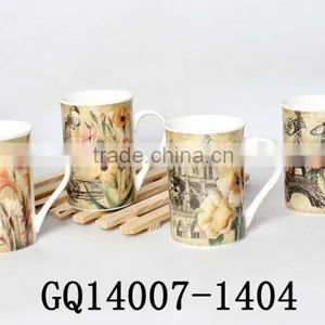 340ml New Design Fine Bone China Dinner Set With Drawing Keep Fresh Korean Style thumbnail-3
