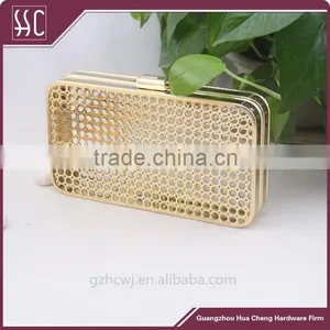 Gold Metal Frame for Lady Clutch, Metal Frame for Lady Handbag Purse thumbnail-1
