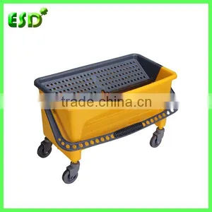 New Design 11GAL Plastic Mop Bucket With Wheels thumbnail-1