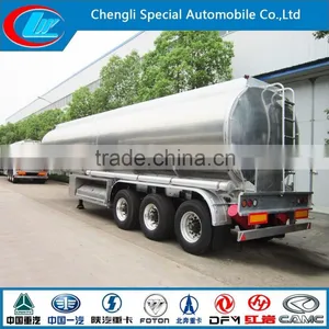 Stainless Steel Tank Trailer, 50000 Liters Stainless Steel Tank Truck Trailer, Stainless Steel Fuel Tank Semi Trailer thumbnail-6