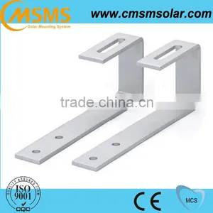High Quality Stainless Steel Solar Roof Hook for Panel Mounting thumbnail-3