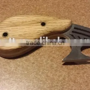 Hot Selling Antique Wooden Handle Bottle Opener Wooden Beer Bottle Opener thumbnail-1
