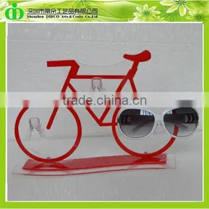 DDU-0010 ISO9001 Chinese Factory Produce Bicycle Shaped Acrylic Sunglasses Display thumbnail-3