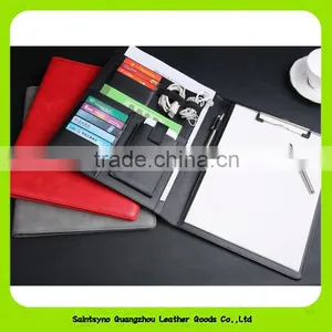 16044 Good Quality Custom Logo Genuine Leather Document Holder thumbnail-1