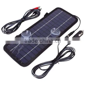 12V 4.5W Portable Power Solar Panel Battery Charger thumbnail-2