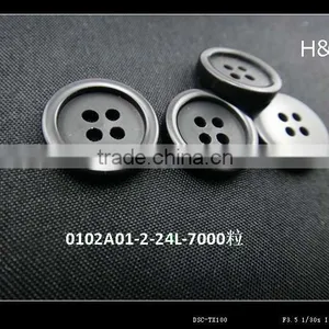 Factory Wholesale Black Coat Buttons for Garment thumbnail-1