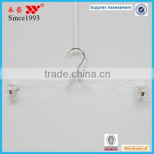Wholesale Transparent Display Plastic Underclothes Hanger Non Slip thumbnail-1