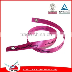 Wholesale Custom Design Ribbon Bracelets for Sale thumbnail-1