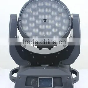 Top 1 36 x 18w RGBWA UV 6in1 Changeable Led Zoom Moving Head Wash Show Light thumbnail-6