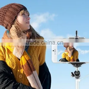 Selfie Stick Audio Cable Take Pole Handheld Self-Protrait Stick Wired Monopod for Samsung Galaxy Note4 Charge Free !!! thumbnail-4