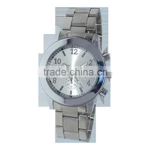 Cheap Unisex Stainless Steel Band Wrist Watch thumbnail-1