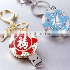 RORO Luck Enamel Craft Gift USB Flash Disk USB Flash Drive Promotion Gift thumbnail-1