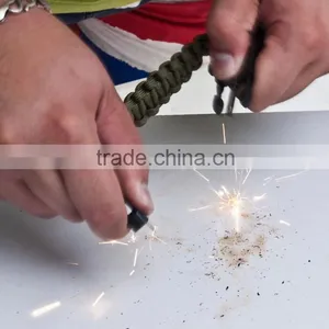 2016 Hot Sale Paracords Bracelet With Flint Fire Starter /whistle/campass thumbnail-3