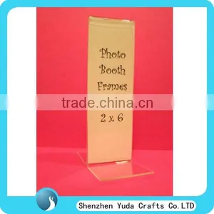Vertical Photo Booth Frame Acrylic Photo Booth Strip Frame Clear 2x6 Picture Frame thumbnail-1