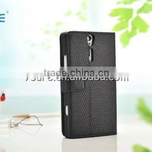 Wallet Stand Leather Case for Sony LT26i (Xperia S) Multi-color thumbnail-1