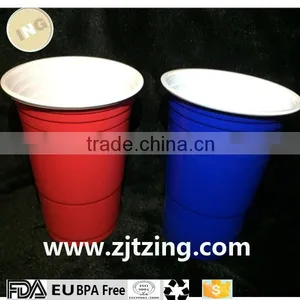 Amercian 16oz Plastic Red Party Cups (Beer Pong) - Disposable 50/100/1000 With FDA thumbnail-1