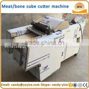 Fresh Chicken Cube Dicer Machine / Frozen Chicken Cube Cutting Mahine thumbnail-5
