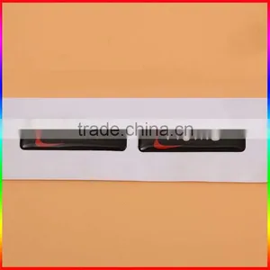 Black Square Clear Dome Epoxy Sticker thumbnail-1