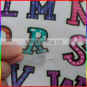 PVC Glow in the Dark Asphalt Sticker, Custom Luminous Letter Sticker Made in China thumbnail-2