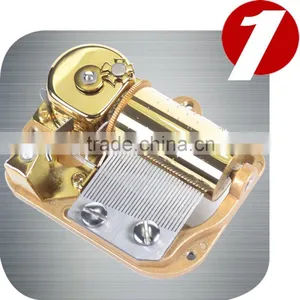 The Gold-plated 30 Note Musical Box Movement(Luxury Musical Movement) thumbnail-1