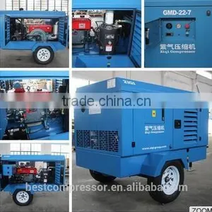 Factory Direct Sales Portable Series Diesel Engine Screw Air Compressor thumbnail-3