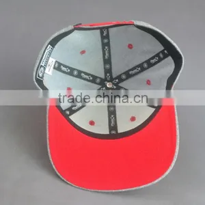 Customized 100% Cotton Twill 6-panel Snapback Cap With Embroidery Logo thumbnail-6