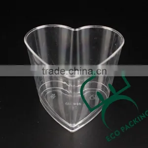 Heart-shaped Ice Cream/yogurt/cake/dessert/jelly Plastic Cup thumbnail-2