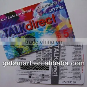 Excellent Quality With Reasonable Pirce Prepaid Phone Card For Thickness 0.76mm Scratch Cards in PVC thumbnail-1