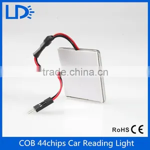 Hot LED White Car Auto Light Panel Interior Map Lamp Bulb COB Dome Reading Lamp thumbnail-2