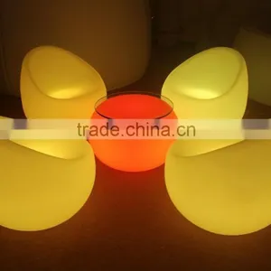 Led Light Illuminated Plastic Sofa thumbnail-3