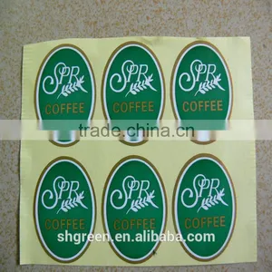 Waterproof Gum Paper Sticker for Coffee thumbnail-1