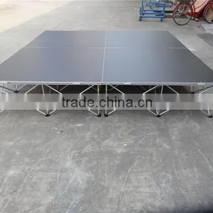 Manufacturer Price! Portable Stage Color Black Or Grey Wedding Stage Backdrop Decoration thumbnail-1