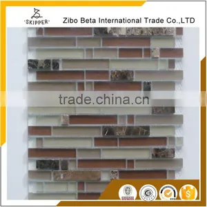 Eco-Friendly Exporter Iridescent Glass Mosaic Tile thumbnail-5