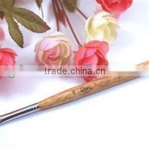 Nylon Nail Brush With Wooden Handle thumbnail-1