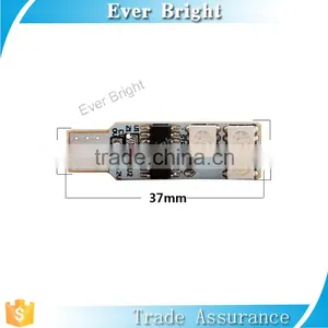 Newest Products Remote Controlled Colorful Led Auto Lamp 2pcs T10 Car Led 5050 Rgb Bulb thumbnail-3