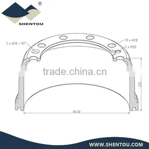 Volvo Brake Drum 1.075.312 thumbnail-1