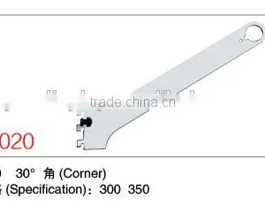Metal Hanging Shelf Brackets/concealed Shelf Bracket/double Slot Shelf Bracket thumbnail-2