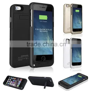 Portable 4800mAh Backup Battery Charger Case With Kickstand For IPhone6 Plus 5.5inch thumbnail-1