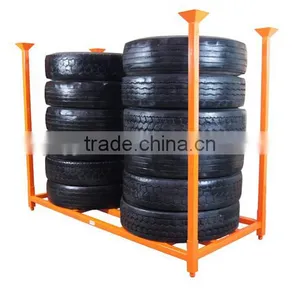 Warehouse Use Heavy Duty Stackable Pallet Tire Rack PR2001 thumbnail-3
