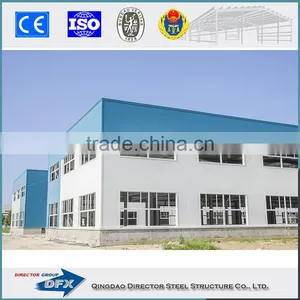 Prefabricated Insulation Cladding Steel Frame Building thumbnail-1
