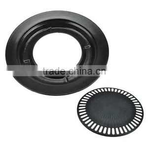 BBQ Grill Plate for Gas Stove BBQ Grill Plate Cast Iron BBQ Plate thumbnail-3