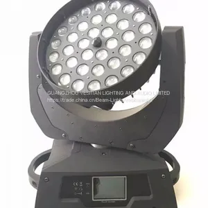 Sharpy Wash RGBW 4in1 Beam dj Light Zoom Mini 36pcsX12w Led Moving Head Light thumbnail-1