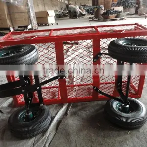 Folding Beach Wagon Garden Tool Cart thumbnail-4